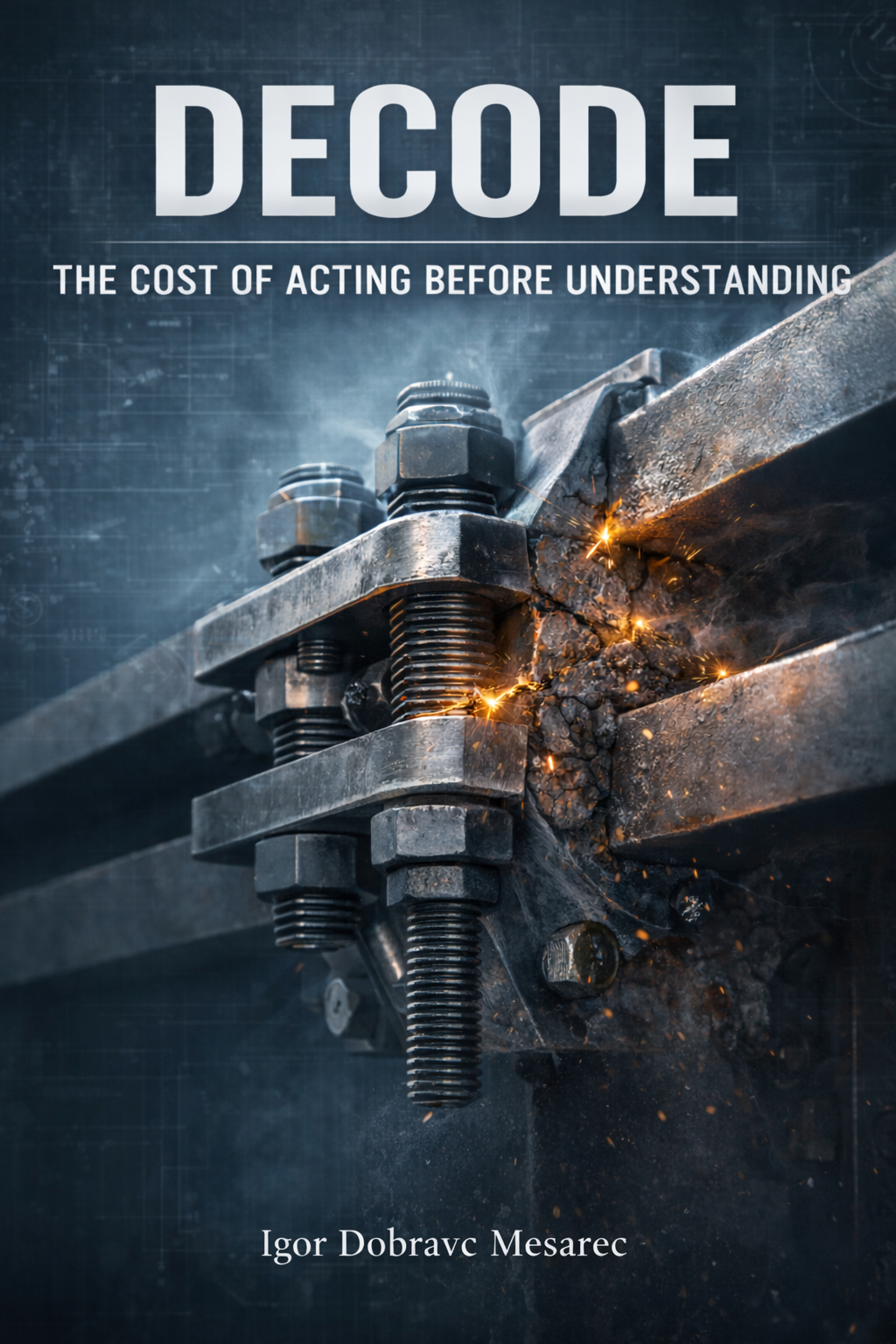 DECODE book cover: The Cost of Acting Before Understanding by Igor Dobravc Mesarec